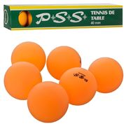 Мячик теннисный, 40 мм, 6 шт. в коробке P.S.S MS 2202