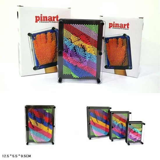 Антистресс-игрушка, в коробке 12,5х5,5х9,5 см Pinart 3D - радуга 041 Антистресс-игрушка, в коробке 12,5х5,5х9,5 см Pinart 3D - радуга 041