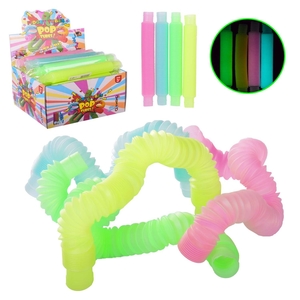 Игрушка антистресс, 20 см, микс видов, светящийся в темноте Pop Tube 18112