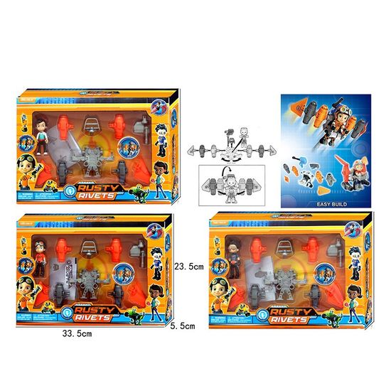 Іграшкові герої, мікс 3 види, в коробці 33,5*5,5*23,5 см Rusty Rivets 25104 Іграшкові герої, мікс 3 види, в коробці 33,5*5,5*23,5 см Rusty Rivets 25104