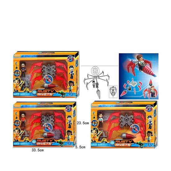 Іграшкові герої, мікс 3 види, в коробці 33,5*5,5*23,5 см Rusty Rivets 25105 Іграшкові герої, мікс 3 види, в коробці 33,5*5,5*23,5 см Rusty Rivets 25105