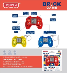 Электронная игра, микс 3 вида, на планшетке 12х2х13 см 8993