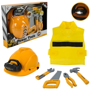 Ігровий набір: інструменти, каска та жилет, в коробці 41х31х6 см Power Tools T007