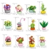 Конструктор, микс 12 видов, в коробке Florist 8938