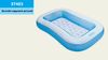 Басейн надувний, для дітей від 2 років, рифлене дно, з ремкомплектом, в коробці 166х100х22 см Блакитний 57403