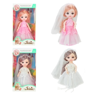 Кукла маленькая шарнирная, 16 см, микс 2 вида, в коробке 11х6х10 см. 65001C