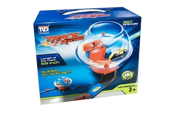 Игрушечный трек, 16 элементов, в коробке 55,5х29х7 см. 68830