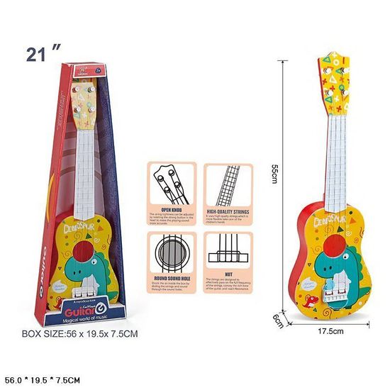 Игрушечная гитара, в коробке 56х19,5х7,5 см 898-44 Игрушечная гитара, в коробке 56х19,5х7,5 см 898-44