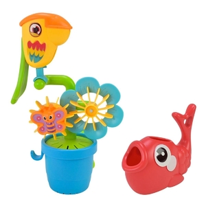 Игрушка для купания, двигается когда на нее попадает вода, с рыбкой, в коробке 31х8х29 см. 2613
