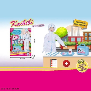 Кукла, с аксессуарами, в коробке 23,3х6,2х31 см Врач BLD320