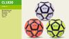 Мяч футбольный №5 (стандарт), вес 400 г, PVC, микс 3 вида CL1830
