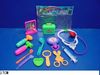 Іграшковий набір лікаря: шприц, градусник, стетоскоп, аксесуари, у пакеті 17 см D10