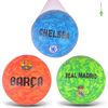 М'яч футбольний №5 (стандарт), вага 280 г, PVC, мікс 3 види, з сіткою та голкою FB2257