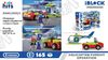 Конструктор 165 деталей, з фігуркою, у коробці 24х16х6 см Helicopter Pursuit Operation KH41/003/1 Kids hits IBLOCK JUNIOR