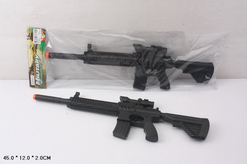 Іграшковий автомат-тріскачка, у пакеті 45х12х2 см M16A-11 Іграшковий автомат-тріскачка, у пакеті 45х12х2 см M16A-11