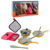 Игрушечная посуда: сковорода, крышки, аксессуары, в коробке 37х21х10 см XG1-19A