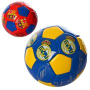 Мяч футбольный, размер 2, мини, ПВХ, 90-100 г, 2 вида (клубы), в кульке