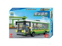 Конструктор Qiaoletong автобус, 325 дет., в коробке 37,5-25,5-6 см