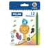 Карандаши восковые, 12 цветов Plastipastel 022R12 747492 Milan