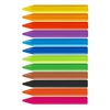 Карандаши восковые, 12 цветов (10 обычных + 2 неоновых) Plastipastel 022XT12 754066 Milan