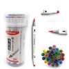 Набор скетч маркеров 24 цвета спиртовая основа, духсторонние в пластиковом чемодане с ручкой Josef Otten 0233-24 (4/48)