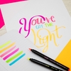 Фломастеры-кисти, 6 цветов Fluo 0612606FL 754061 Milan
