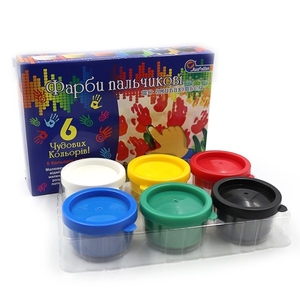 Пальчиковые краски, 6 цветов по 35 мл Веселые рисунки PT01C.06035.A(RFC0635) Josef Otten