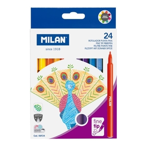 Фломастери, 24 кольори 06F24 754062 Milan