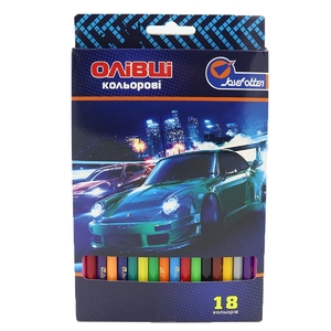 Карандаши цветные, 18 цветов Car 1051A6-18 752953 Josef Otten