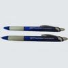 Ручка шариковая автоматическая синяя 0.7 мм с резиновым держателем Beifa KB117801-TS (1178Р-01)