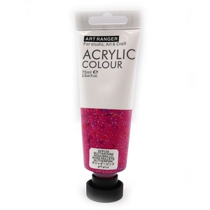 Фарба акрилова 75 мл Glitter Pink GFP120 Art Ranger
