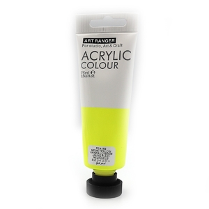 Фарба акрилова 75 мл Neon Yellow FEA159 Art Ranger
