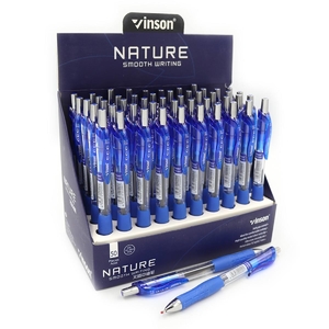 Ручка шариковая автоматическая синяя 0,7мм Nature 200 755977 Vinson