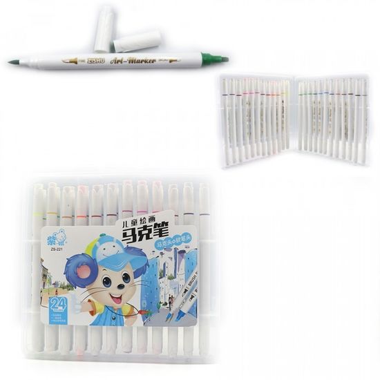 Набір скетч-маркерів 24 кольори Mouse 221-24 752690 Tianjiao