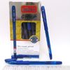 Ручка масляная синяя 0.7 мм с резиновым держателем Ellot Josef Otten DSCN3197 (ET-2208)