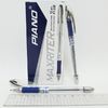 Ручка масляная синяя 0.5 мм с резиновым держателем Maxriter Piano PT-338