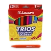 Фломастери, 12 кольорів, на водній основі Trios 36100 754471 Luxor