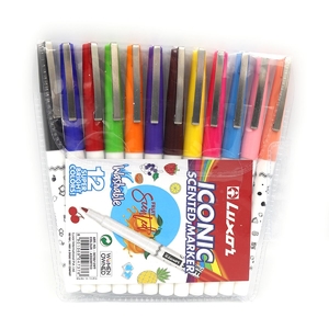 Фломастери, 12 кольорів, з фруктовим ароматом Iconic Scented 36700 754477 Luxor
