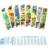 Закладки пластиковые для книг Животные в технике оригами 8 шт в наборе BM-3905 (12/288)