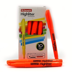Маркер текстовый Luxor Highliters 1-3,5 мм, оранжевый 4143 (10/100/800)