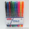 Набір масляних ручок 1.0 мм 10 кольорів Polo grip Fashion Goldex 422