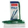 Ручка масляная зеленая 1.0 мм с резиновым держателем  Polo grip Fashion Goldex 422-GR