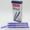 Ручка масляна фіолетова 1.0 мм з гумовим тримачем Polo grip Fashion Goldex 422