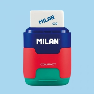 Точилка з контейнером і гумкою Compact MIX 4710624 Milan