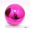 Куля новорічна 25 см, глянцева, рожевого кольору Big pink Josef Otten 4824-25pin (DSCN0979-25)