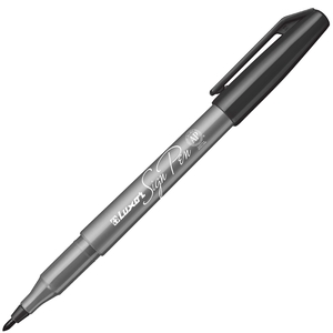Маркер чорний, на водній основі Sign Pen 5111 754457 Luxor