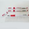 Ручка гелевая красная 0.5 мм с резиновым держателем Tianjiao TZ513