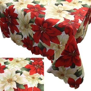 Скатертина новорічна, розмір 150х240 см Flowers N6220-143 751206 Josef Otten