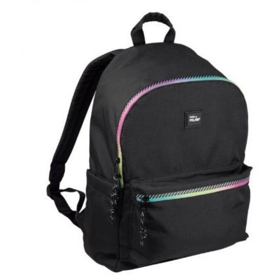 Рюкзак шкільний Sunset black Milan, ущільнена спинка, система кріплення лямок
