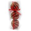 Елочные шары, размер 8 см, 3 шт в боксе Red 6527-P1-358 752263 Josef Otten